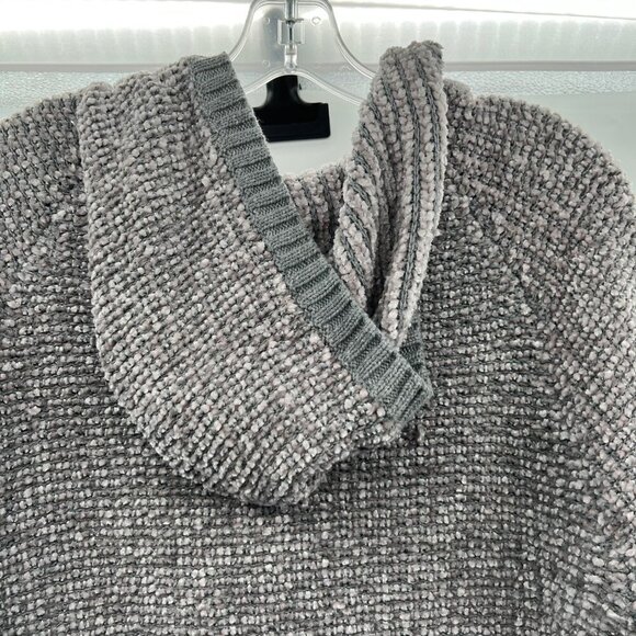 Carbon 2 Cobalt Women's Textured Hoodie 1/4 Zip Gray Size Medium - Picture 6 of 8